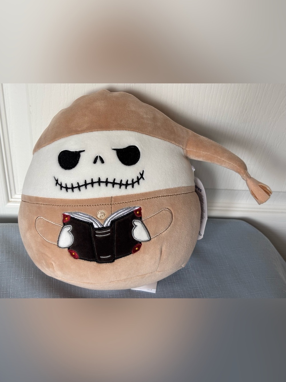 Squishmallows8”Nightmare Before Christmas Jack the Skeleton Plush Toy In Pajamas